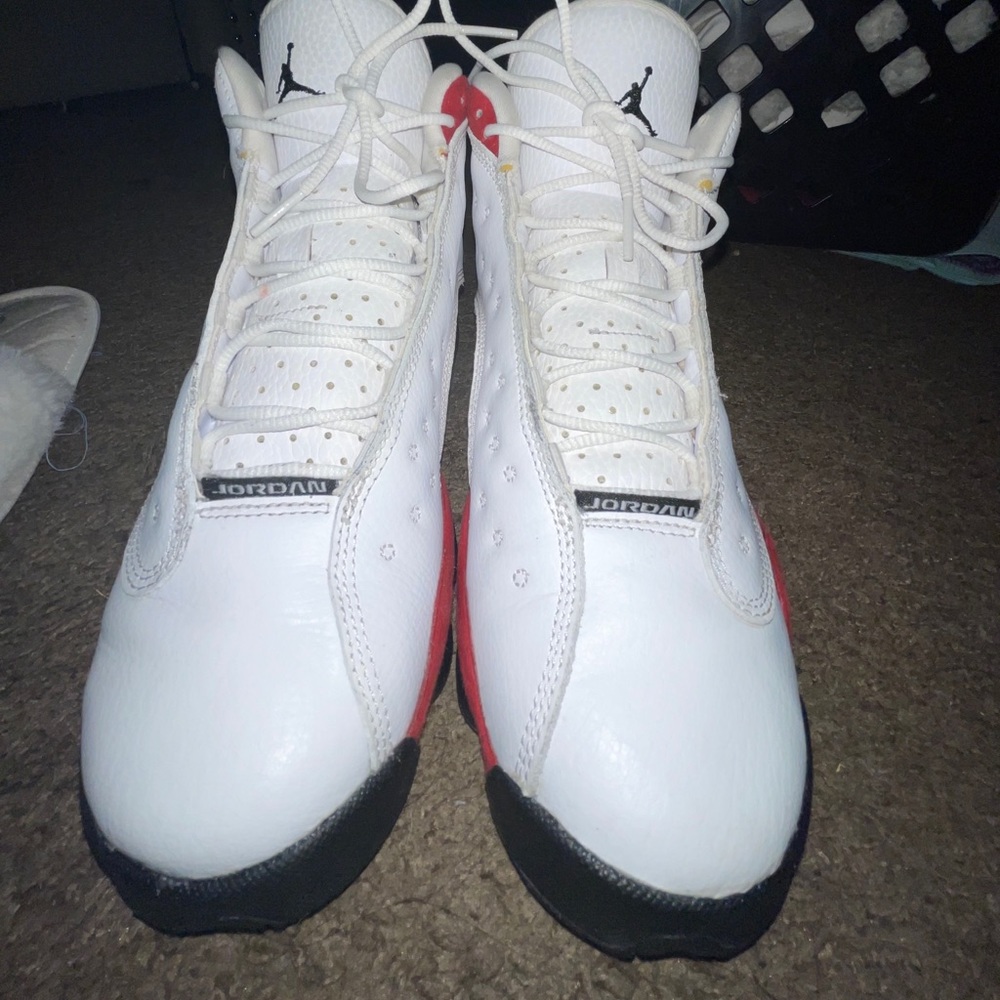 Jordan cherry red 13 size 7Y